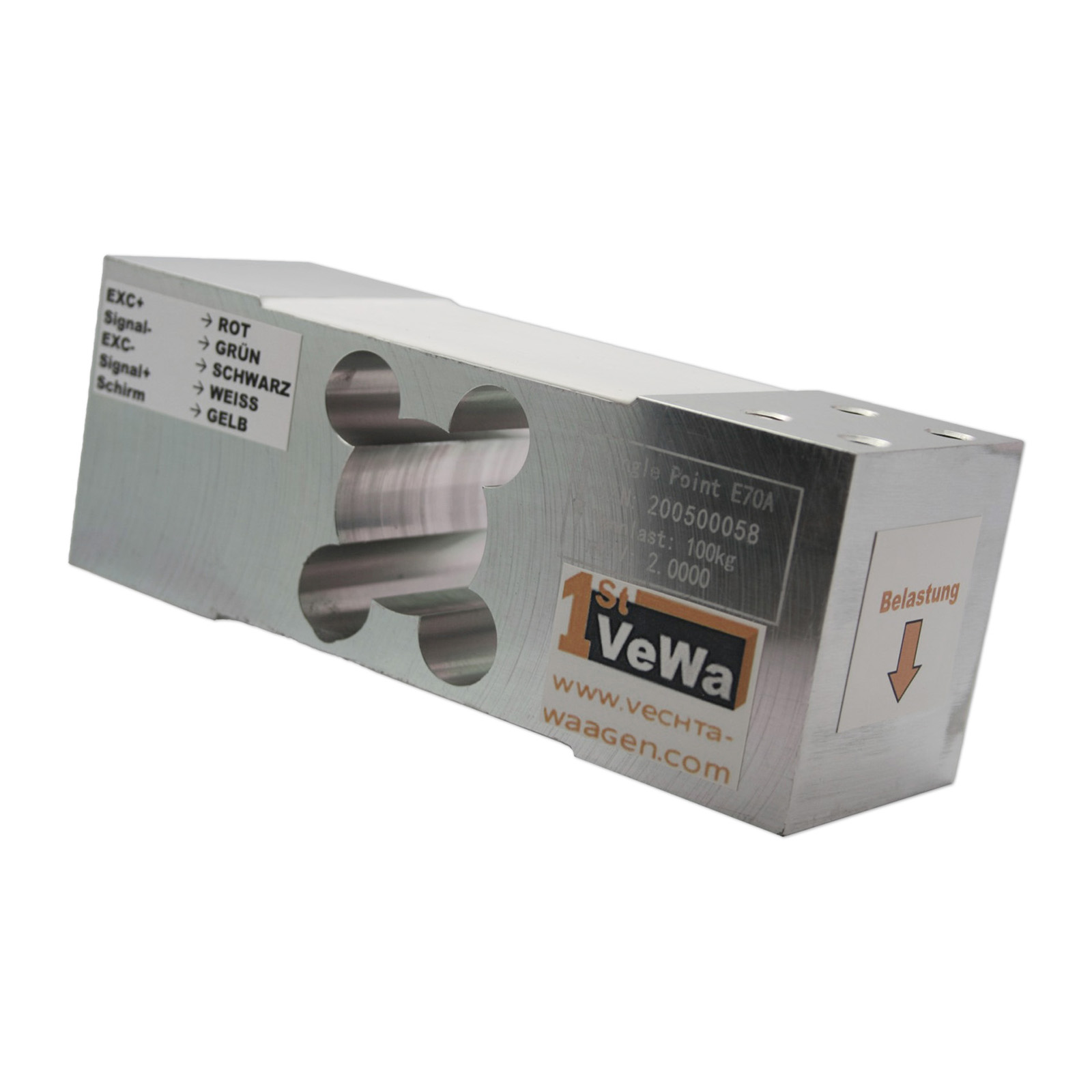 Single Point Wägezelle E70A - 100 kg