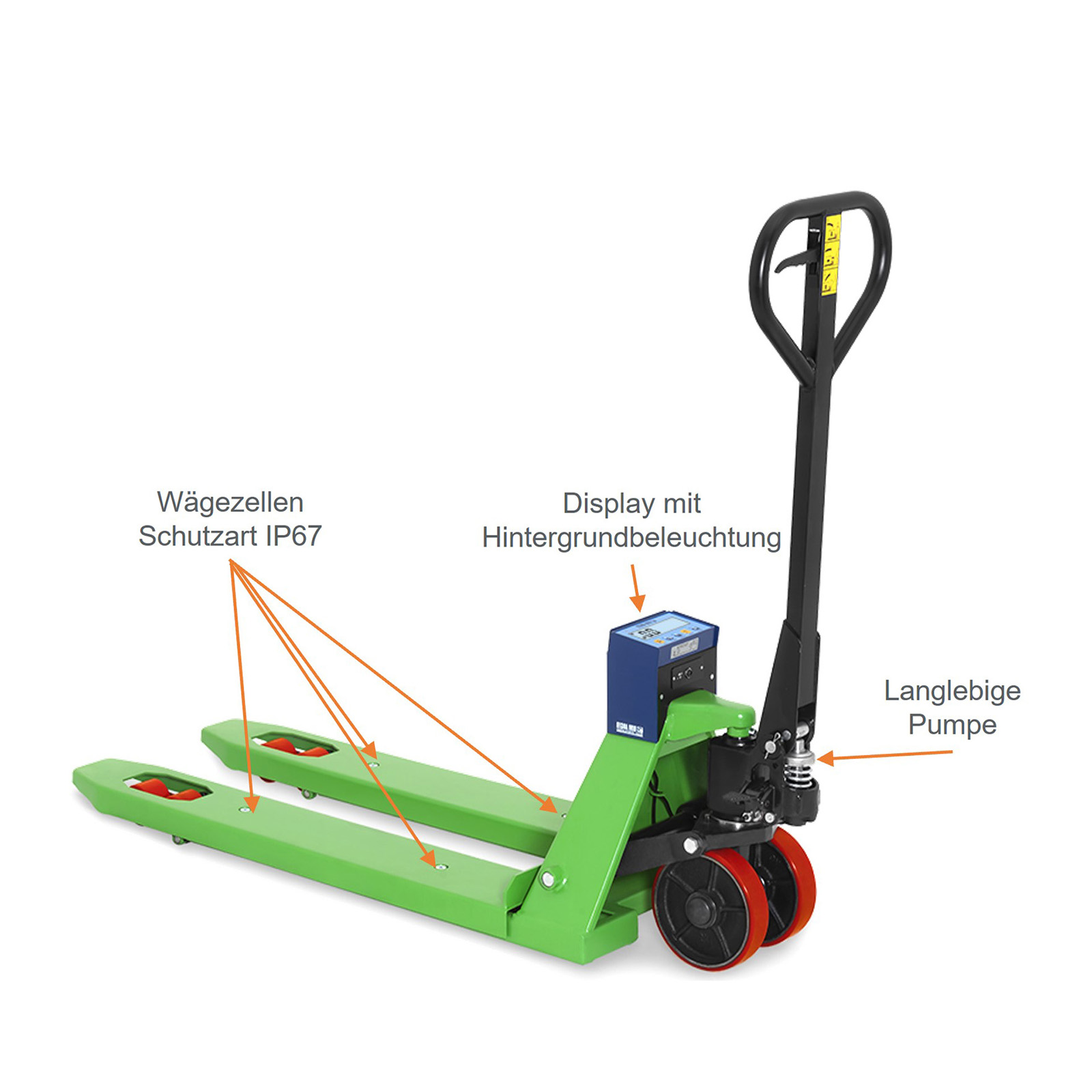 Hubwagen mit Waage TPWN