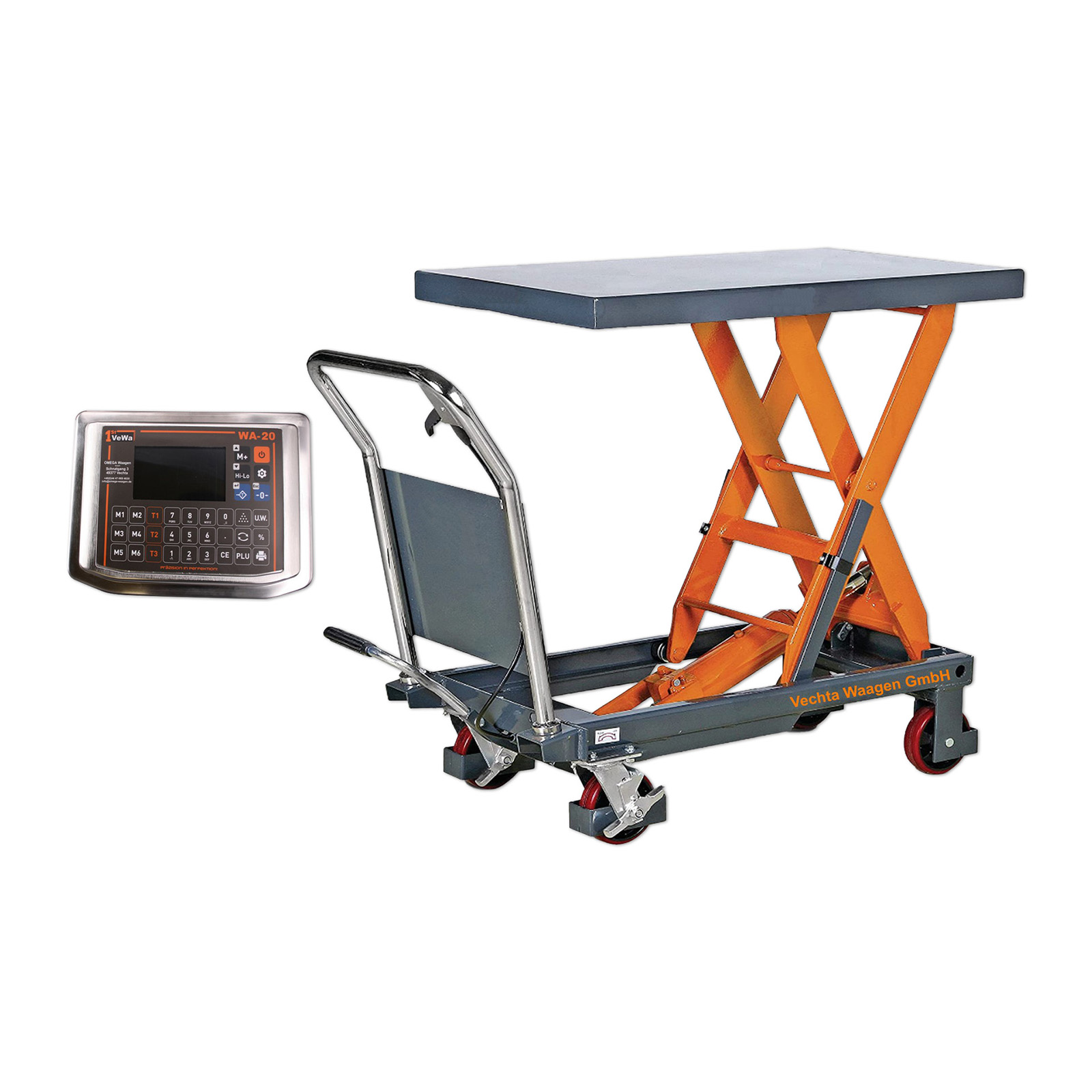 Manueller Hubtisch mit Waage HTMW-500