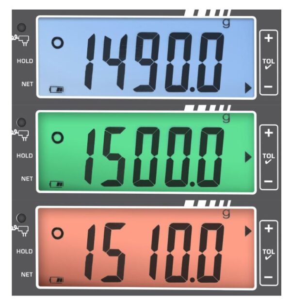 Küchenwaage FOB - Checkweighing Funktion