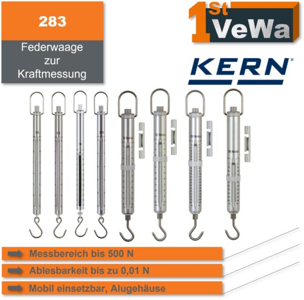 Federwaage Alugehäuse bis 500 N