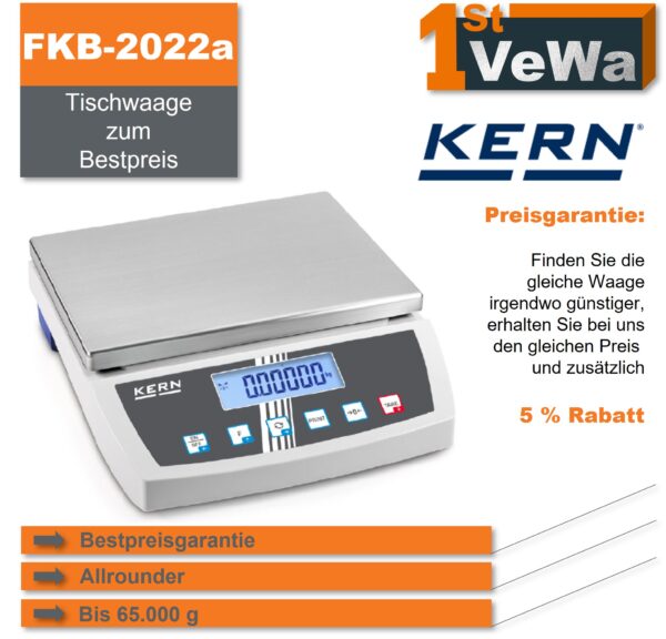 Tischwaage Kern FKB-2022a