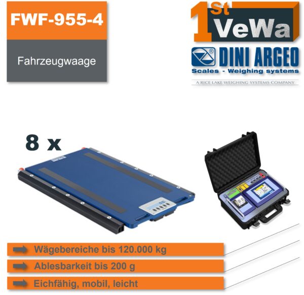 Fahrzeugwaage FWF-955-4